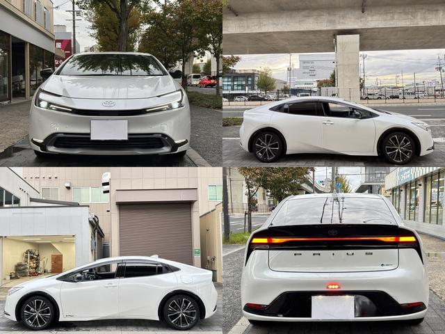 プリウス Ｚ　ユーザー買取　デジタルインナーミラー　レッド加飾付き合皮スポーティーシート　パワーバックドア　パノラミックビューモニター　トヨタセーフティセンス　シートヒーター（3枚目）