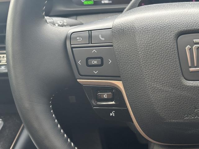 クラウンスポーツ Z ユーザー買取 モデリスタフルエアロ デジタルインナーミラー トヨタチームメイト ワイヤレス充電 パノラミックビューモニター BSM HUD パノラマルーフ スペアスマートキー(39枚目)