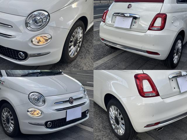 ５００Ｃ ツインエア　ドルチェヴィータ　ユーザー買取　ソフトトップ　幌赤　白黒ハーフレザーシート　ディスプレイオーディオ　パドルシフト　クルーズコントロール　ＥＴＣ　スペアスマートキー（10枚目）