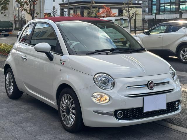 ５００Ｃ ツインエア　ドルチェヴィータ　ユーザー買取　ソフトトップ　幌赤　白黒ハーフレザーシート　ディスプレイオーディオ　パドルシフト　クルーズコントロール　ＥＴＣ　スペアスマートキー（17枚目）