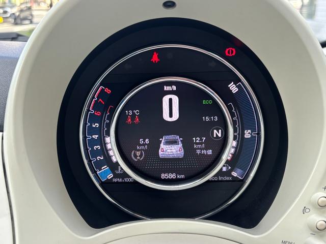 ５００Ｃ ツインエア　ドルチェヴィータ　ユーザー買取　ソフトトップ　幌赤　白黒ハーフレザーシート　ディスプレイオーディオ　パドルシフト　クルーズコントロール　ＥＴＣ　スペアスマートキー（38枚目）