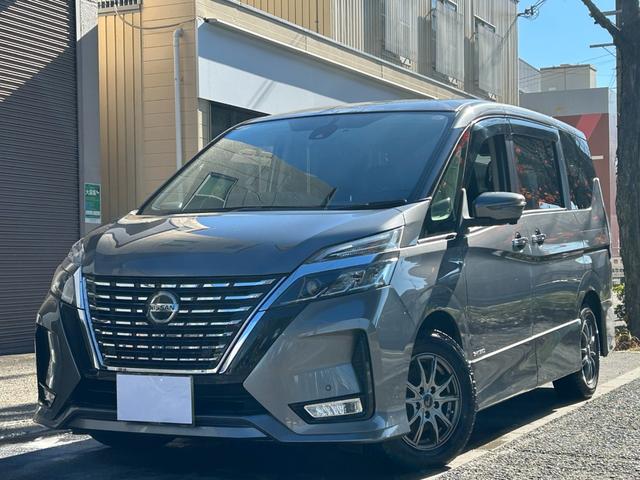 セレナ ハイウェイスターV 全周囲C デジタルミラー LEDヘッド 両側パワースライドドア プロパイロット Rカメラ 衝突軽減システム スタッドレスタイヤ付 レーンキーピング ワンオーナー 防水シート(19枚目)