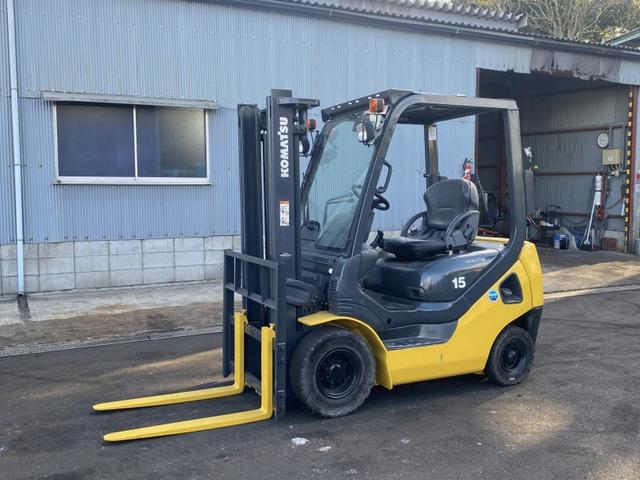 日本 コマツ/1.5t ガソリン車/AT車/8802時間/揚高3.0m/ナンバー取得可能(17113)(2枚目)