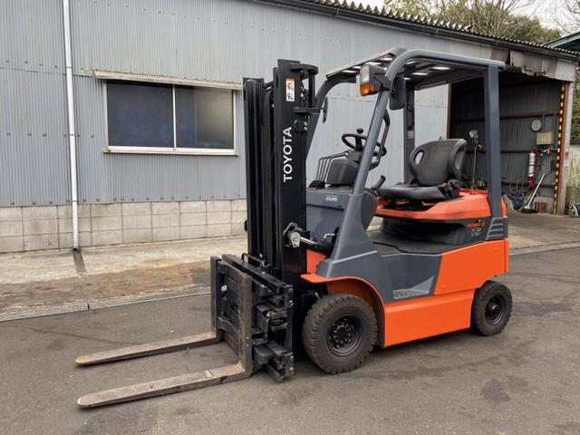 日本 トヨタ/1.5t バッテリー車/5420時間/フォーククランプ/揚高3.0m/ナンバー取得可能(17155)(2枚目)