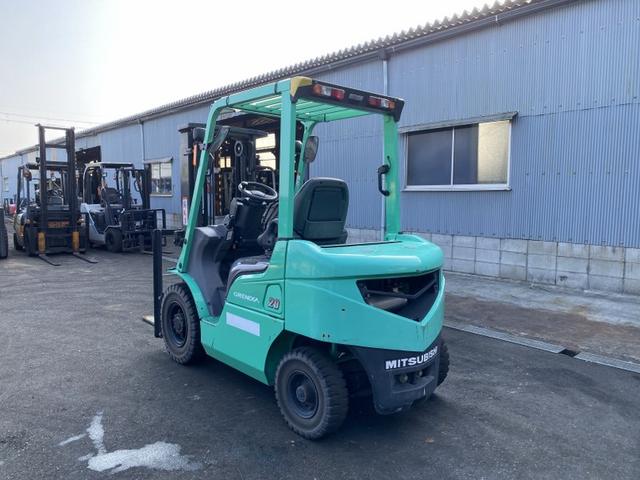 日本 三菱/2.0t ディーゼル車/817時間/揚高3.0m/フォークシフト/ナンバー取得可能(17455)(3枚目)