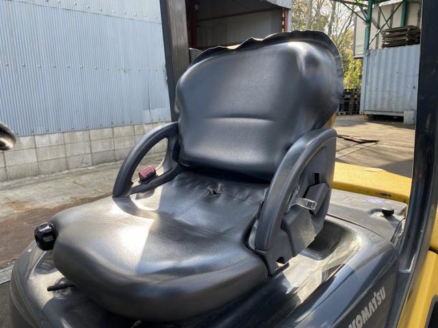 日本 コマツ/2.5t ガソリン車/6183時間/揚高3.0m/サイドシフト/ナンバー取得可能(17457)(6枚目)