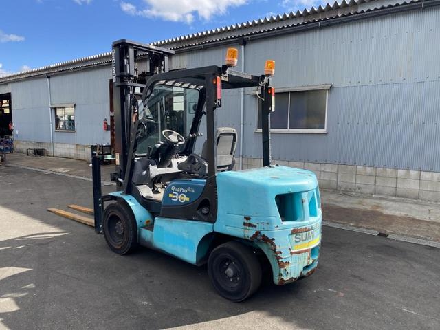 日本 住友/3.0t ディーゼル車/2738時間/揚高4.055m/フォークシフト/ナンバー取得可能(17467)(3枚目)