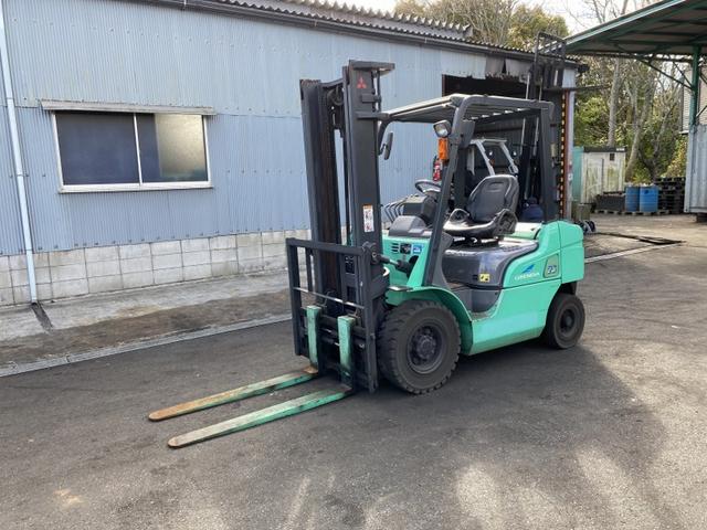 日本 　三菱／２．５ｔ　ガソリン車／１１５８時間／揚高３．５ｍ／フォークシフト／ナンバー取得可能（１７４９６）（2枚目）