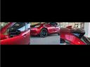 さり気なくてスポーティなデザインのMAZDASPEEDのフロントアンダースカート&リアルーフスポイラー