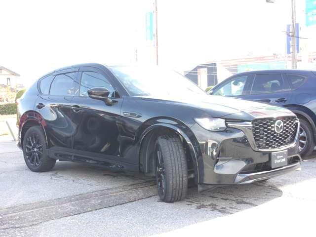 ＣＸ－６０ ３．３　ＸＤハイブリッド　エクスクルーシブ　スポーツ　ディー　当社下取り　ワンオーナー　３．３ディーゼルＨＶ４ＷＤ　マツダコネクトナビＴＶ　３６０度カメラ　２カメラドラレコ　ＥＴＣ　革パワーシート　シート＆ハンドルヒータ　シートベンチレーション　レーダークルーズ（3枚目）