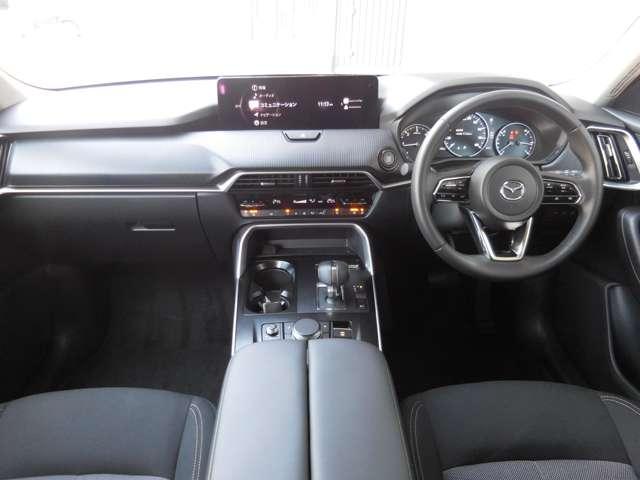 ＣＸ－６０ ３．３　ＸＤ　ＳＰ　ディーゼルターボ　マツダ認定プレミアム　試乗車ＵＰ　３６０°シースルービューモニター　ＡｐｐｌｅＣａｒＰｌａｙ無線　Ｑｉワイヤレス充電　クルージングトラフィックサポート　ドライバーモニタリング　運転席パワーシート（5枚目）