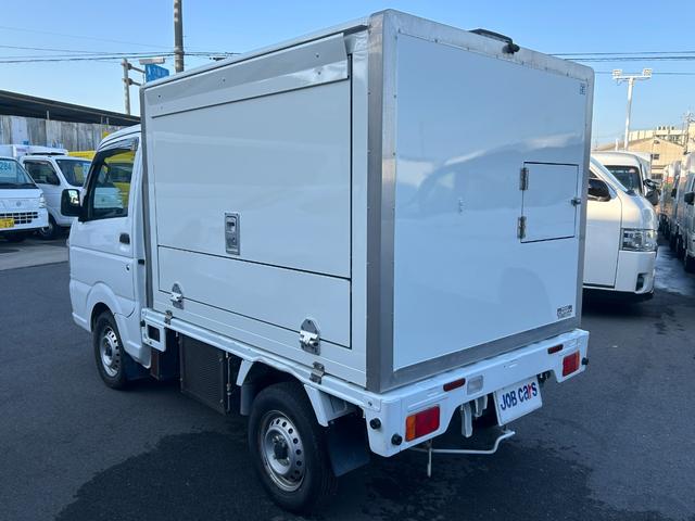 キャリイトラック 移動販売車　陳列棚　ＳＤレコーダー付車載アンプ　スピーカー　ＡＴ　ガラス扉　冷凍機　サーモキング製　‐５℃設定　キーレス　パワーウィンドウ　片側スライドドア　バックカメラ　ドラレコ（11枚目）