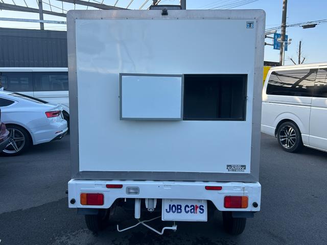キャリイトラック 移動販売車　陳列棚　ＳＤレコーダー付車載アンプ　スピーカー　ＡＴ　ガラス扉　冷凍機　サーモキング製　‐５℃設定　キーレス　パワーウィンドウ　片側スライドドア　バックカメラ　ドラレコ（13枚目）