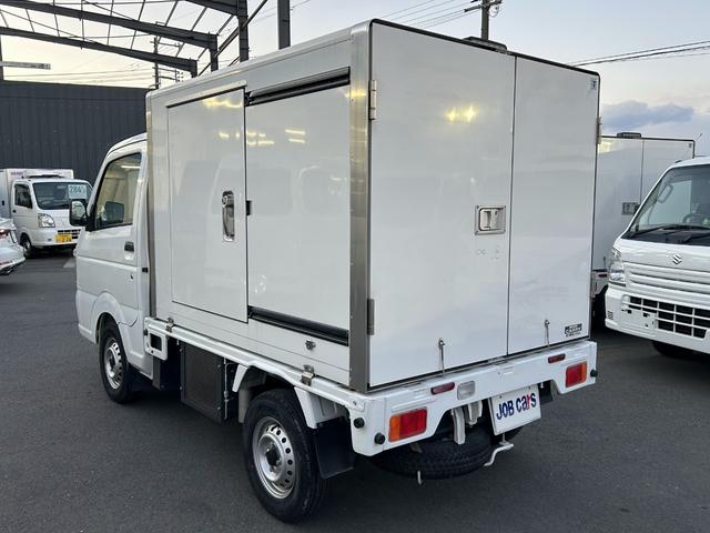 キャリイトラック 冷蔵冷凍車　サーモキング製　中温　－５℃設定　ＡＴ　ＥＴＣ　キーレス　集中ドアロック　ナビ　Ｂｌｕｅｔｏｏｔｈ　片側スライドドア　木スノコ　庫内灯　非常ブザー（11枚目）