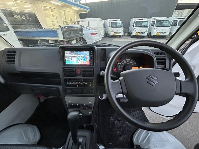 キャリイトラック 冷蔵冷凍車　サーモキング製　中温　－５℃設定　ＡＴ　ＥＴＣ　キーレス　集中ドアロック　ナビ　Ｂｌｕｅｔｏｏｔｈ　片側スライドドア　木スノコ　庫内灯　非常ブザー（18枚目）