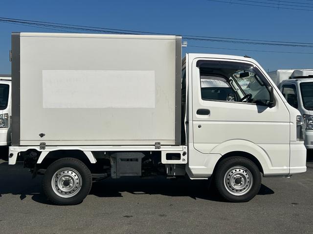 キャリイトラック 冷蔵 冷凍車 サーモキング製 ‐5℃設定 中温 AT ナビ ETC 集中ドアロック 片側スライド 木製スノコ 1コンプ(5枚目)