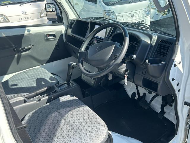 キャリイトラック 冷蔵 冷凍車 サーモキング製 ‐5℃設定 中温 AT ナビ ETC 集中ドアロック 片側スライド 木製スノコ 1コンプ(16枚目)