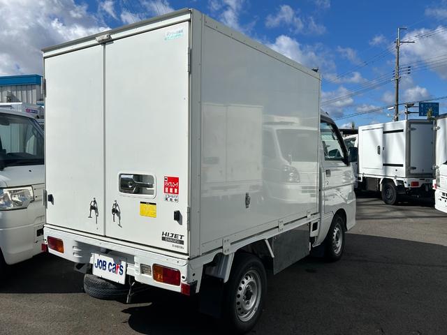 ハイゼットトラック 冷蔵 冷凍車 デンソー製 ‐7℃設定 中温 AT ETC 記録簿 プラスチックスノコ 片側スライド 片側90度ストッパー 水抜き2 パワーウィンドウ(9枚目)