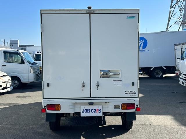 ハイゼットトラック 冷蔵 冷凍車 デンソー製 ‐7℃設定 中温 AT ETC 集中ドアロック プラスチックスノコ 片側スライド 片側90度ストッパー(10枚目)