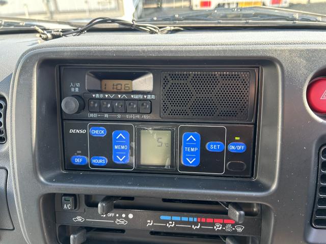 ハイゼットトラック 冷蔵 冷凍車 デンソー製 ‐7℃設定 中温 AT ETC 集中ドアロック プラスチックスノコ 片側スライド 片側90度ストッパー(24枚目)