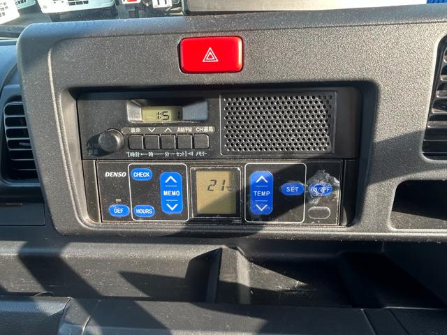 ハイゼットトラック 冷蔵 冷凍車 デンソー製 ‐7℃設定 AT ETC バックカメラ スマートアシスト バックソナー ドライブレコーダー ESC プラスチックスノコ 片側90度ストッパー(24枚目)