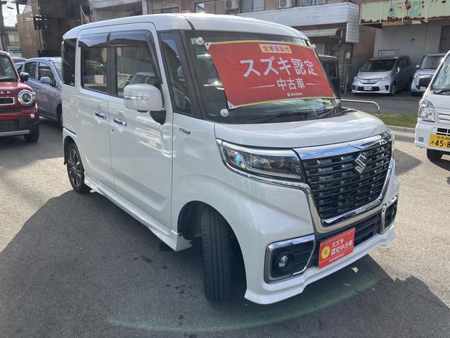 スペーシア カスタム　ＨＹＢＲＩＤ　ＸＳターボ　全方位カメラ付きナビ　衝突被害軽減ブレーキ・後退時ブレーキサポート・ＥＴＣ・パワースライドドア・ＬＥＤヘッドランプ・フォグランプ・キーレスプッシュスタート・フルオートエアコン・シートヒーター・クルーズコントロール（6枚目）