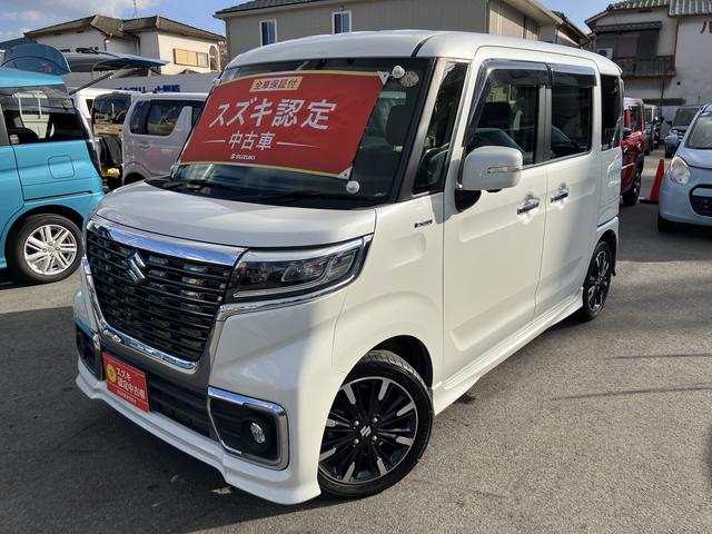 スペーシア カスタム　ＨＹＢＲＩＤ　ＸＳターボ　全方位カメラ付きナビ　衝突被害軽減ブレーキ・後退時ブレーキサポート・ＥＴＣ・パワースライドドア・ＬＥＤヘッドランプ・フォグランプ・キーレスプッシュスタート・フルオートエアコン・シートヒーター・クルーズコントロール（7枚目）