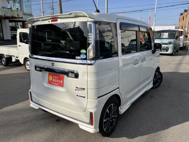 スペーシア カスタム　ＨＹＢＲＩＤ　ＸＳターボ　全方位カメラ付きナビ　衝突被害軽減ブレーキ・後退時ブレーキサポート・ＥＴＣ・パワースライドドア・ＬＥＤヘッドランプ・フォグランプ・キーレスプッシュスタート・フルオートエアコン・シートヒーター・クルーズコントロール（8枚目）