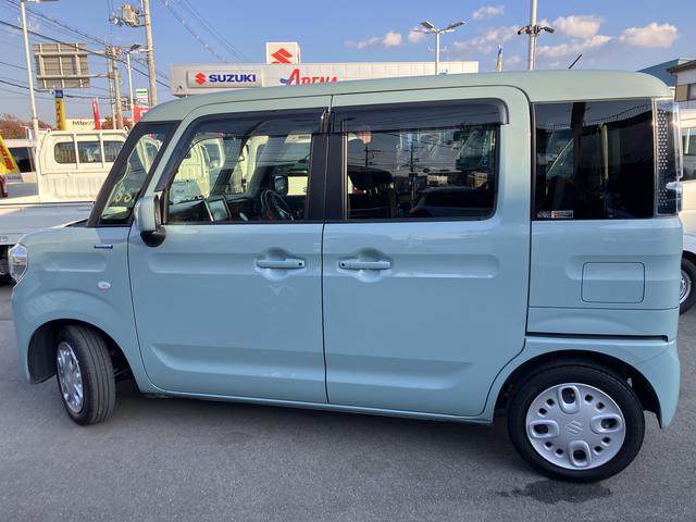 スペーシア ＨＹＢＲＩＤ　Ｘ　全方位カメラ付きナビゲーション・ＥＴＣ　衝突被害軽減ブレーキ・後退時ブレーキサポート・パワースライドドア・フルオートエアコン・ＵＳＢ給電・シートヒーター・キーレスプッシュスタート・ステアリングオーディオスイッチ（5枚目）