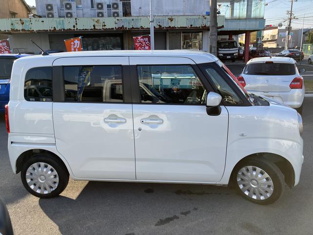 ワゴンＲスマイル Ｇ　衝突被害軽減ブレーキ・ＡＭＦＭラジオＣＤプレーヤー　後退時ブレーキサポート・スライドドア・キーレスプッシュスタート・フルオートエアコン・オートライト・シートヒーター（4枚目）