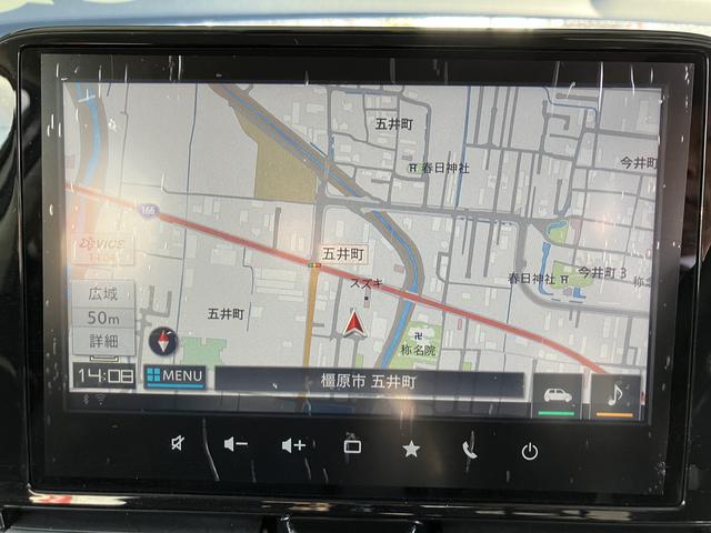 フロンクス ２ＷＤ・全方位カメラ付９インチナビゲーション・スズキコネクト　衝突被害軽減ブレーキ・後退時ブレーキサポート・電動パーキングブレーキ・ブレーキホールド・ワイヤレス充電器・シートヒーター・リヤヒーターダクト・ＬＥＤデイタイムランニングランプ・ＬＥＤポジションランプ（10枚目）