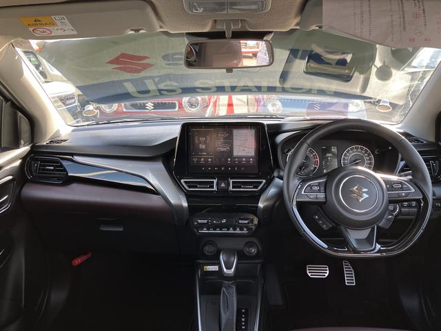 フロンクス ２ＷＤ・全方位カメラ付９インチナビゲーション・スズキコネクト　衝突被害軽減ブレーキ・後退時ブレーキサポート・電動パーキングブレーキ・ブレーキホールド・ワイヤレス充電器・シートヒーター・リヤヒーターダクト・ＬＥＤデイタイムランニングランプ・ＬＥＤポジションランプ（15枚目）