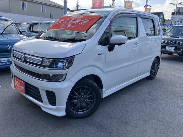 ワゴンＲ ＨＹＢＲＩＤ　ＦＺ　２型　全方位カメラ付きナビゲーション　衝突被害軽減ブレーキ・キーレスプッシュスタート・フルオートエアコン・ＥＴＣ・ドライブレコーダー・アイドリングストップシステム・後退時ブレーキサポート・シートヒーター・ヘッドアップディスプレー（7枚目）