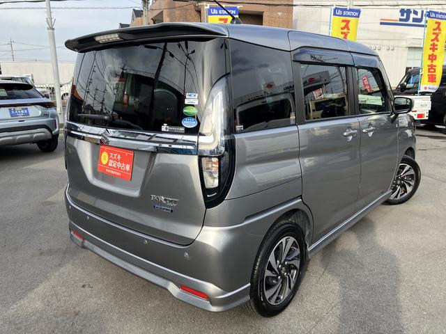 ソリオバンディット バンディット HYBRID MV 衝突被害軽減ブレーキ 後退時ブレーキサポート・両側パワースライドドア・フルオートエアコン・キーレスプッシュスタート・スリムサーキュレーター・ロールサンシェード・シートヒーター・LEDヘッドランプ・フォグランプ(8枚目)