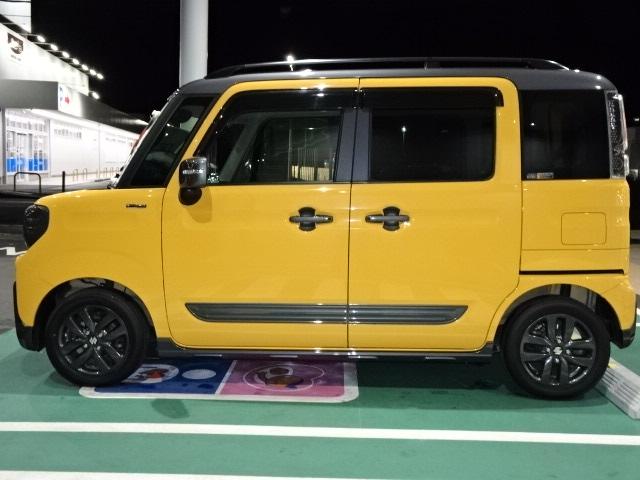 スペーシアギア ギア　ＨＹＢＲＩＤ　ＸＺ　３型　ＣＤラジオパワースライドドア　衝突被害軽減ブレーキ・後退時ブレーキサポート・キーレスプッシュスタート・フルオートエアコン・スリムサーキュレーター・アイドリングストップ・ステアリングオーディオスイッチ・クルーズコントロール（5枚目）