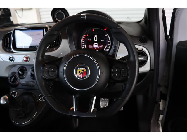 アバルト595 ベースグレード 禁煙ワンオーナー車 キセノン ラルグス車高調 スパルコ17インチアルミ R‘sRacingフロントスポイラー レコードモンツァマフラー カロッツェリアナビ地デジTV ETC バックカメラ キーレス(12枚目)