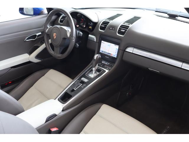 ボクスター ボクスター 禁煙車 2トーンレザーシート キセノン 純正ナビ地デジTV バックカメラ シートヒーター オートライト ドライブレコーダー 純正18インチアルミ ウィンドーリフレクター ETC キーレス(5枚目)
