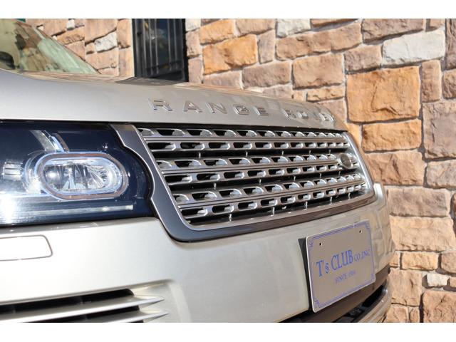 レンジローバー ３．０　Ｖ６　スーパーチャージド　ヴォーグ　禁煙ワンオーナー車　キセノン　ブラウンレザー　パノラマサンルーフ　純正２０インチアルミ　純正ナビ地デジＴＶ　クリアランスソナー　３６０カメラ　電動サイドステップ　ＥＴＣ　ウッドコンビステアリング（22枚目）