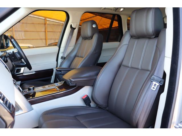 レンジローバー ３．０　Ｖ６　スーパーチャージド　ヴォーグ　禁煙ワンオーナー車　キセノン　ブラウンレザー　パノラマサンルーフ　純正２０インチアルミ　純正ナビ地デジＴＶ　クリアランスソナー　３６０カメラ　電動サイドステップ　ＥＴＣ　ウッドコンビステアリング（39枚目）