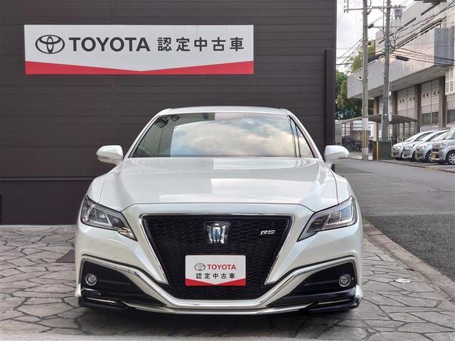 クラウンハイブリッド ＲＳ　リミテッド　ＬＥＤヘッドライト　サイドエアバッグ　１オーナー　盗難防止システム　Ｐシート　Ｂカメラ　エアバッグ　ＤＶＤ　ＡＢＳ　クルーズコントロール　キーレス　フルセグ　スマートキー　アルミホイール　メモリーナビ（3枚目）