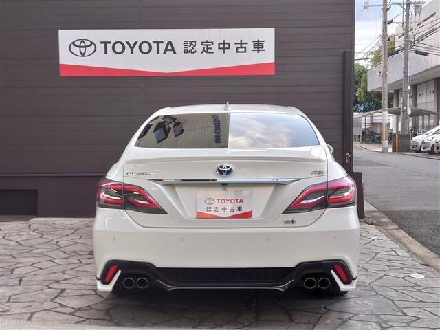 クラウンハイブリッド ＲＳ　リミテッド　ＬＥＤヘッドライト　サイドエアバッグ　１オーナー　盗難防止システム　Ｐシート　Ｂカメラ　エアバッグ　ＤＶＤ　ＡＢＳ　クルーズコントロール　キーレス　フルセグ　スマートキー　アルミホイール　メモリーナビ（6枚目）