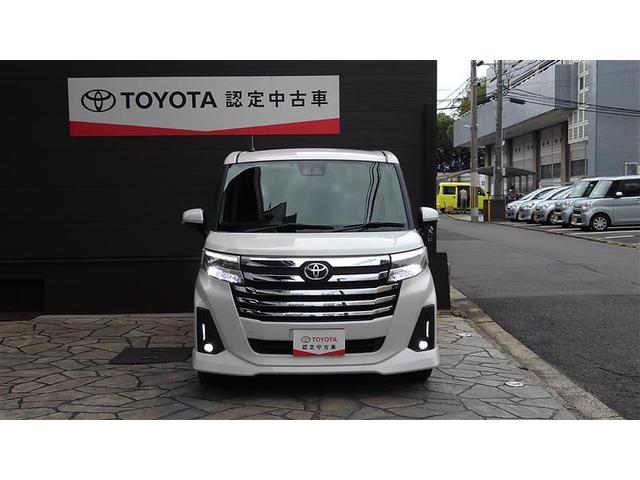 ルーミー カスタムＧ－Ｔ　助手席エアバック　両側オートスライドドア　スマートキープッシュスタート　ＬＥＤライト　１オーナー　横滑り防止機能　クルコン　ＥＴＣ付　アルミホイール　キーレス　ＤＶＤ　ナビ＆ＴＶ　セキュリティ　ＡＢＳ（4枚目）