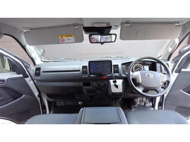 ハイエースバン DX プリクラッシュセーフティ ドラレコ エアバック フルセグTV リモコンキー ワンオーナー パワーステアリング セキュリティーアラーム ミュージックプレイヤー接続可 メモリナビ DVD ナビ&TV(8枚目)