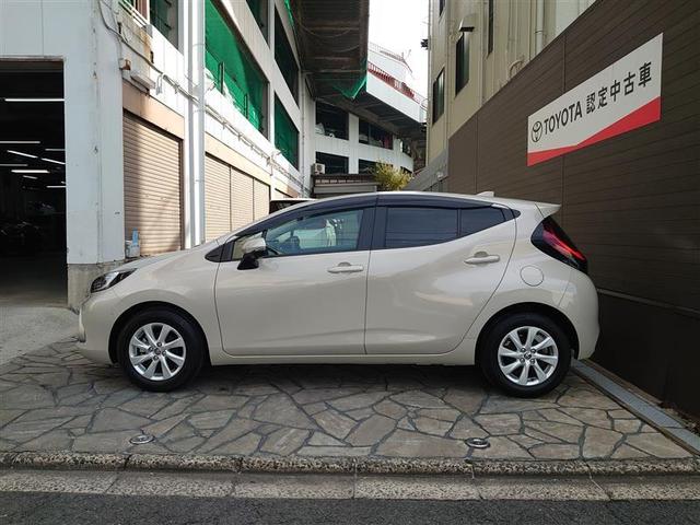 アクア Z LEDヘッドライト スマートキー 100V電源 イモビライザー アルミホイール オートクルーズコントロール エアコン ESC ナビ カーテンエアバッグ ETC キーレス パワーウインドウ ABS(4枚目)