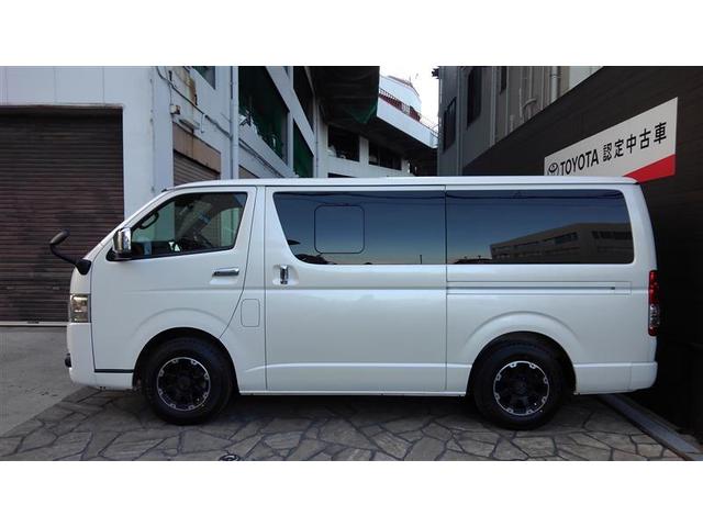 ハイエースバン スーパーGL ダークプライム フルフラットシート キーフリー オートエアコン アルミホイール Bカメ リアエアコン パワーウィンド 100V電源 LEDライト パワーステアリング ミュージックプレイヤー接続可 横滑防止 ナビTV(3枚目)