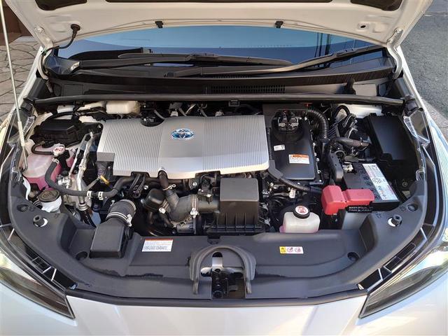 プリウス Aプレミアム 電動パワーシート 黒革シート AC100V アイドリングストップ機能 LEDライト 地デジフルセグ Rカメラ スマキー クルコン メモリナビ AC ETC キーレスエントリー イモビ アルミホイール(29枚目)