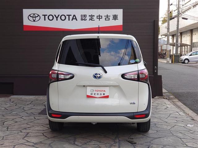 シエンタ ハイブリッド　Ｇ　セーフティーエディション　衝突軽減ブレーキ　スマキー　ＬＥＤヘッドライト　イモビライザー　１オーナー　クルーズコントロール　ウォークスルー　ＡＵＸ　バックモニター　エアバッグ　横滑り防止装置　ナビ・ＴＶ　メモリナビ　ＡＢＳ（6枚目）