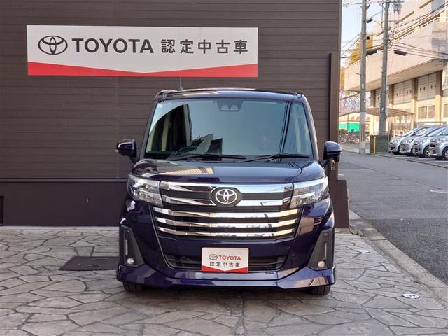 ルーミー カスタムG キーレスエントリー ETC付き アクティブクルーズ 地デジTV LED 横滑防止 アルミ ナビ&TV ワンオーナー車 スマートキー&プッシュスタート DVD再生 4WD フルフラット オートエアコン(3枚目)