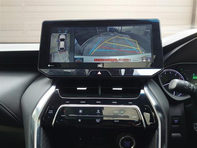 ハリアー Z レザーパッケージ TVナビ 1オーナー パノラマガラスルーフ 地上デジタル 盗難防止装置 革S パワ-シ-ト メモリナビ 横滑り防止機能 AUX ドラレコ付 エアバッグ Bモニター アルミ クルコン LED付 ABS(13枚目)