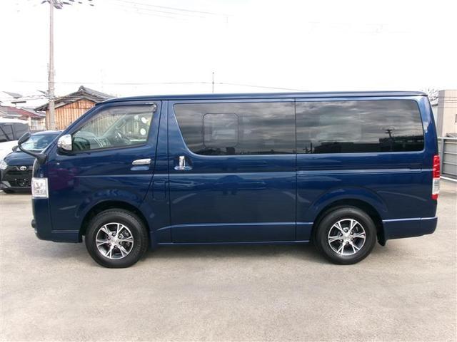 ハイエースバン ロングスーパーGL トヨタ認定中古車 パワーウィンドゥ オ-トエアコン ETC パワステ キ-レス 4WD SDナビ バックモニター 運転席エアバック ABS アルミホイール スマートキープッシュスタート フルセグテレビ(2枚目)